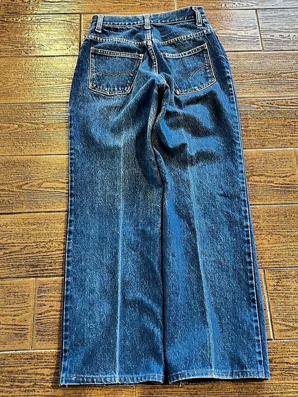 Vintage 1970 Levi's Orange tab Wide Leg Jeans Blue size 12 messures 28x30 - Picture 2 of 7